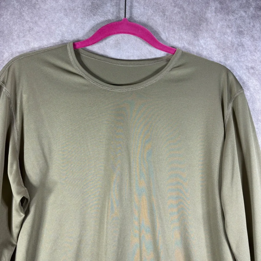 Milliken Undershirt Men Medium Green ECWCS Gen III Level 1 Base Layer Thumbholes